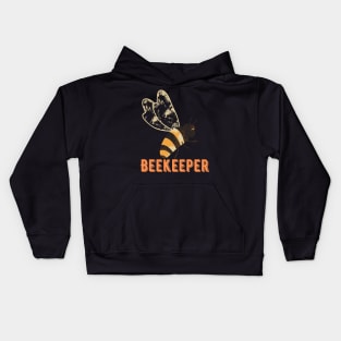 Beekeeper T-shirts Honeybee Vintage Distressed Graphic Kids Hoodie